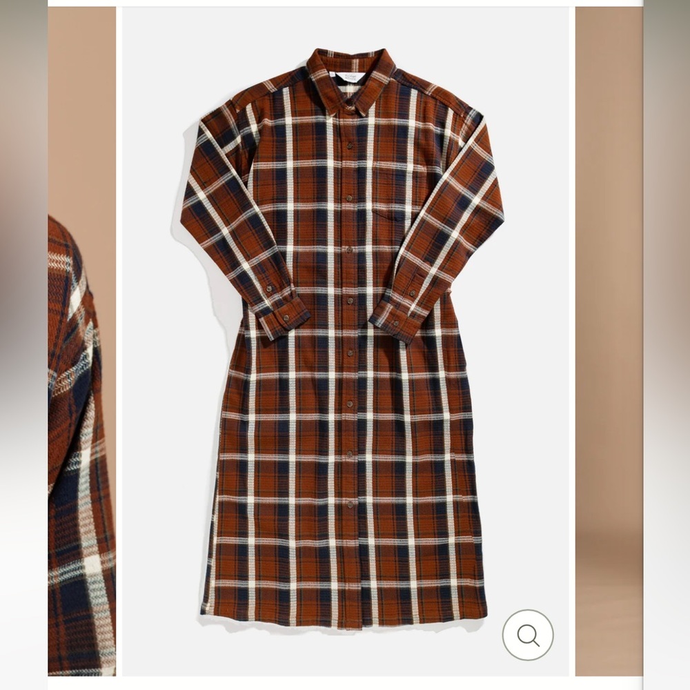 Bridge and Burn Lancaster shirt dress sz small